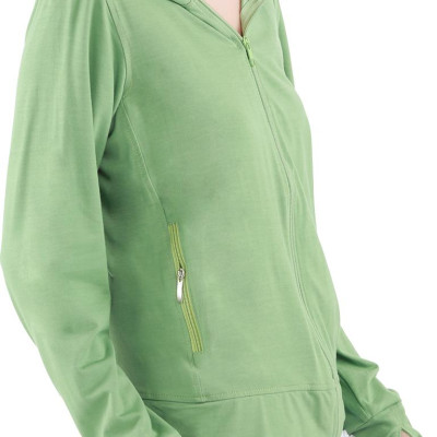 Áo Khoác Nữ Xỏ Ngón Comfort Dây Kéo Túi