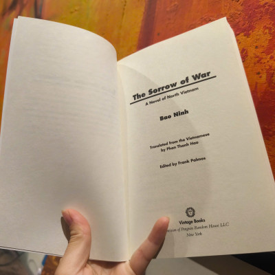 Sách - The Sorrow of War: A Novel of North Vietnam by Bảo Ninh