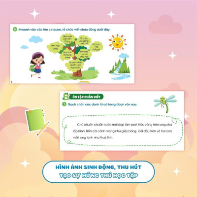 Sách Phiếu Ôn Hè Tiếng Việt Lớp 4 - Megabook