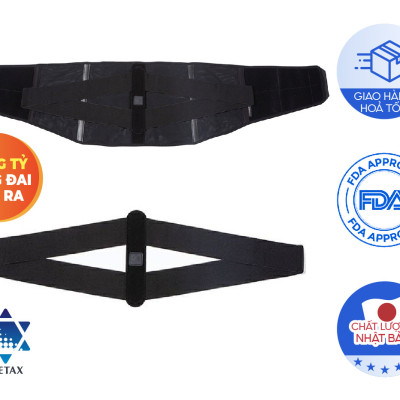 Đai lưng cột sống loại vừa Phiten metax supporter waist belt middle type AP230003/AP230004/AP230005