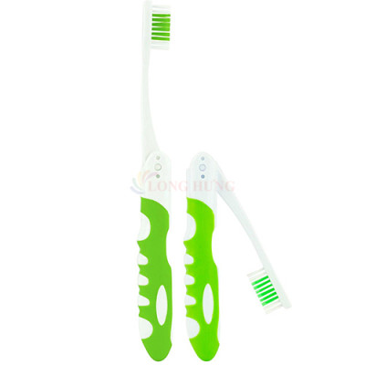 Set kem đánh răng Marvis Strong Mint 10ml + 1 Bàn chải gập Marvis - Hàng chính hãng