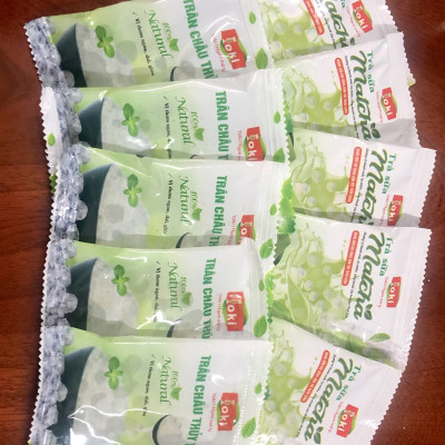 Yoki Trà sữa Matcha trân châu thủy tinh 400g (08 gói trà sữa Matcha 20g+ 08 gói trân châu thủy tinh 30g)