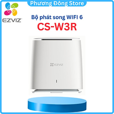 Bộ phát sóng wifi 6 băng tần kép Ezviz CS-W3R Hàng chính hãng