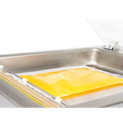 Máy hút chân không công nghiệp kiểu buồng VCC02. Hút bao nhanh, khỏe với buồng hút lớn, dễ sử dụng, tiết kiệm điện. Hàng nhập khẩu chính hãng SGE Thailand