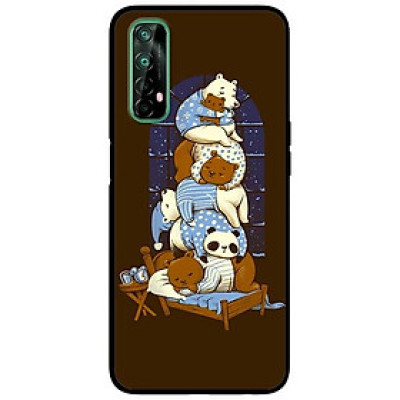 Ốp lưng dành cho Realme 7 mẫu Gấu Xếp Chồng