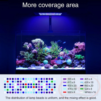 Đèn led biển Week Aqua Z Sea Marine Z400 quang phổ bể nước mặn san hô cá biển