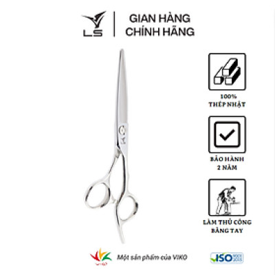 Kéo chuốt tóc LS lưỡi cong offset vênh đỡ ngón cố định JPS3