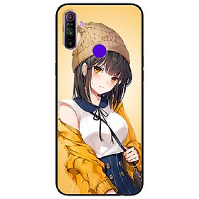 Ốp lưng dành cho Realme C3 mẫu Cô Gái Áo Vàng
