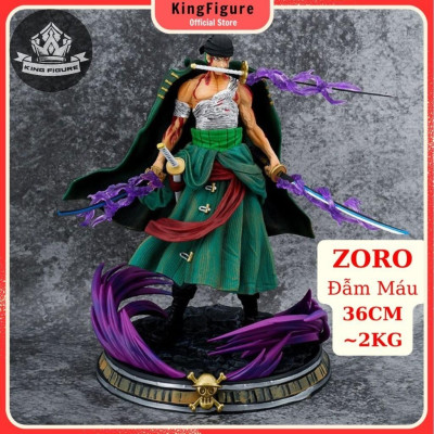 Mô Hình Zoro Đẫm Máu Siêu Ngầu 36cm ~2KG Mô Hình One Piece Cao Cấp, Figure Mô Hình Anmie One Piece Luffy Vua Hải Tặc
