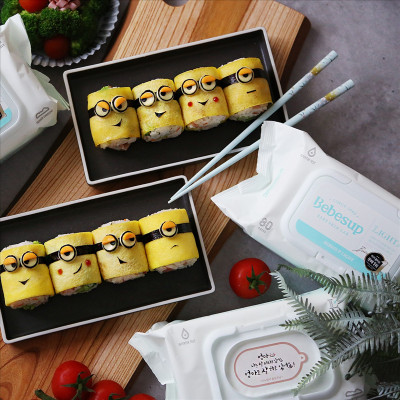 Khăn ướt Bebesup Light 80 Tờ/ Gói Nhập Khẩu Hàn Quốc Thương Hiệu Bebesup