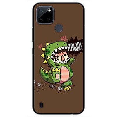 Ốp lưng dành cho Realme C21Y - C25Y mẫu Cô Bé Khủng Long