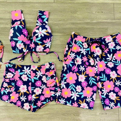 Bộ Đồ Bơi Nam Nữ 3 Mảnh