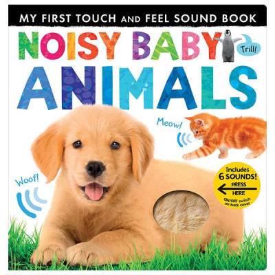 Sách ngoại văn: My First Touch And Feel Sound Book - Noisy Baby Animals