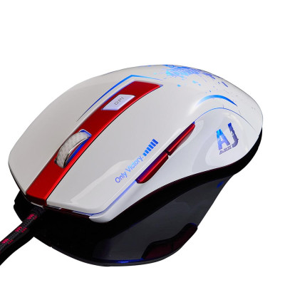 Chuột có dây Ajazz AJ100 6 phím A98001600/300/600/600/800 DPI sặc sỡ sắc màu