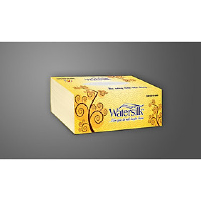 Khăn lau Bếp đa năng Watersilk 100 tờ/gói, Khăn làm bếp, giấy thấm dầu- mã W601- 100% Bột giấy nguyên sinh - Hàng chính hãng.