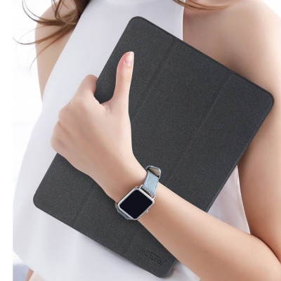 Bao da Mutural Tailor dựng đứng có khay bút dành cho iPad 10.2 inch ( 2019 ) - Hàng chính Hãng