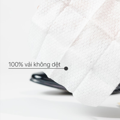 Túi 50 gói khăn ướt lau giày da túi da ví da siêu tốc Leather EcoWipes tinh chất sáp ong dưỡng bóng