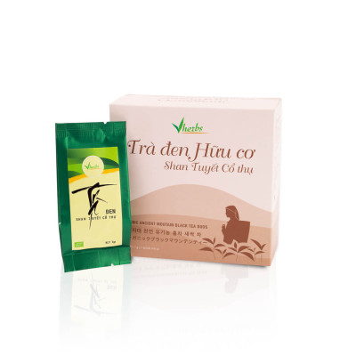 Combo 3 Hộp Trà Đen Hữu Cơ shan tuyết cổ thụ ( Trà Búp)