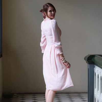 Đầm Xoè Cao Cấp Thời trang thiết kế Hity DRE115 (Hồng Anh Đào)