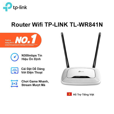 TP-Link TL-WR840N - Router Wifi Chuẩn N Tốc Độ 300Mbps - Hàng Chính Hãng