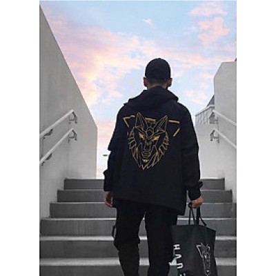 Áo khoác dù hades logo sói