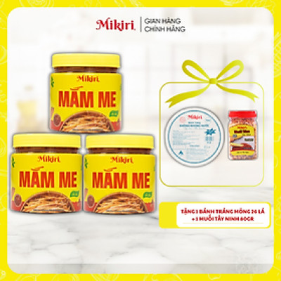[MUA 3 TẶNG 2] Mắm Me Mikiri 250gr x 3 Hủ Pha Sẵn Tiện Lợi Tặng 2 Quà