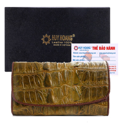 Ví Nữ Huy Hoàng HT3218 (10.5 x 19 cm) - Xanh Rêu