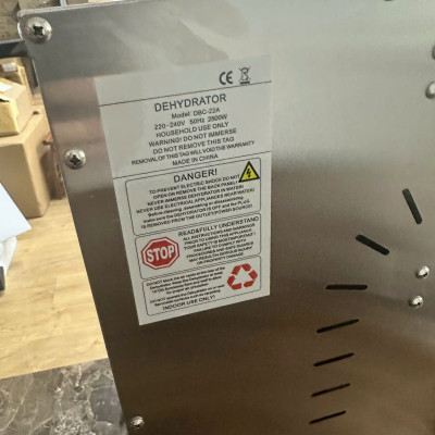 Máy sấy thực phẩm công nghiệp 210 lít, 22 khay Thương hiệu Mỹ cao cấp Septree DBC-22A - Bảo Hành 12 Tháng (Hàng Nhập Khẩu)