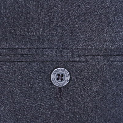 Quần tây nam không ply ống ôm đen Khatoco Q1M578S0-CNDE218-2411-0