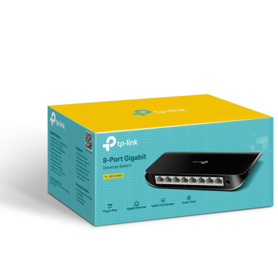 Bộ Chia mạng để bàn Gigabit 8 cổng Tp-Link SG1008D - Hàng Chính Hãng