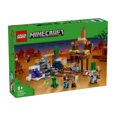 LEGO MINECRAFT 21263 Đồ Chơi Lắp Ráp Hầm Mỏ Vùng Hoang Mạc (538 chi tiết)