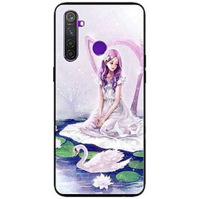 Ốp lưng dành cho Realme 6i mẫu Cô Gái Và Thiên Nga