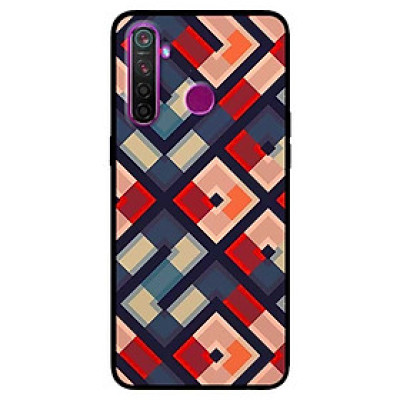Ốp lưng dành cho Realme 6i mẫu Họa Tiết Vuông Chéo