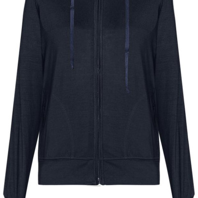 Áo khoác nữ xỏ ngón Basix 4034_xanhDen