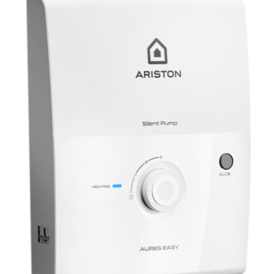 Máy Nước Nóng Ariston AURES EASY 4.5P Trực Tiếp Có Bơm - Hàng chính hãng (chỉ giao HCM)