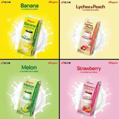 Thùng 24 hộp Sữa khoai môn 200ml nhãn hiệu Binggrae