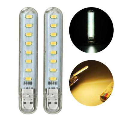 Đèn led mini 3 bóng, 8 bóng, 24 bóng siêu sáng cổng cắm usb thích hợp làm việc ban đêm, học tập, đọc sách siêu tiện dụng