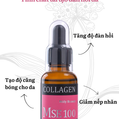 MSE100 Super Essence CO - Tinh chất tái tạo đàn hồi da Collagen 30ml - Mōly Beauty