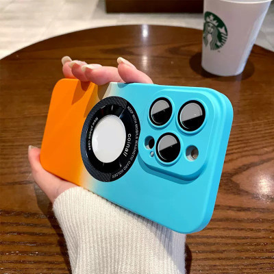 Ốp lưng Maqsafe bảo vệ camera cho iPhone 13 Pro / 13 Pro Max / 14 Plus / 14 Pro / 14 Pro Max hiệu HOTCASE Maqsafe Label trang bị kính cường lực shaphia chống chói cho Camera hỗ trợ chụp ảnh ngoài trời nắng gắt và ngược sáng - hàng nhập khẩu