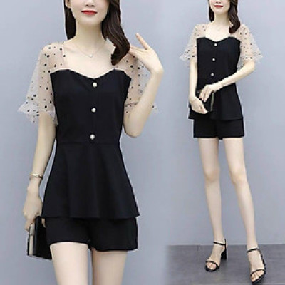 Sét đồ bộ đùi nữ- đồ bộ mặc nhà dạo phố xinh xắn size từ 40-70kg