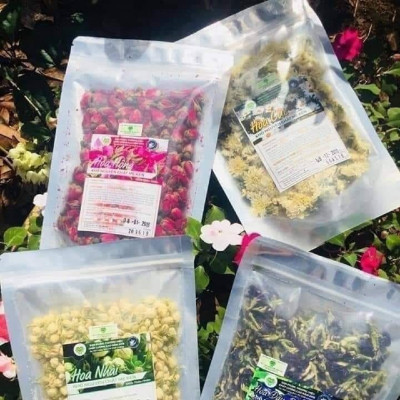 Hoa cúc khô nguyên chất Mẹ Ken 50gr tặng kèm miếng lót ly - TRÀ HOA CÚC