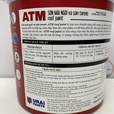 Sơn sân Tennis & mái ngói ATM Navy Blue 108 (3.35L)