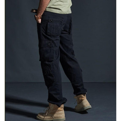 Quần dài kaki túi hộp ống rộng_dã ngoại_du lịch