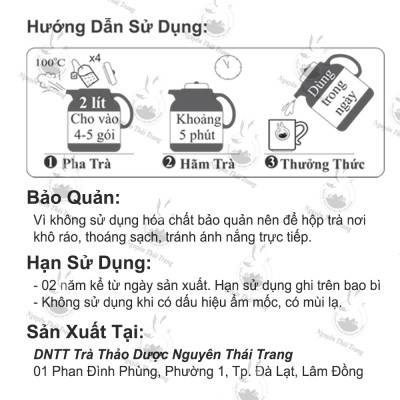 Combo 3 Hộp Trà Dây Đau Xương Hỗ Trợ Bệnh Thấp Khớp Đau Lưng Nhức Mỏi- Nguyên Thái Trang (Hộp 2gr X 50 Gói)