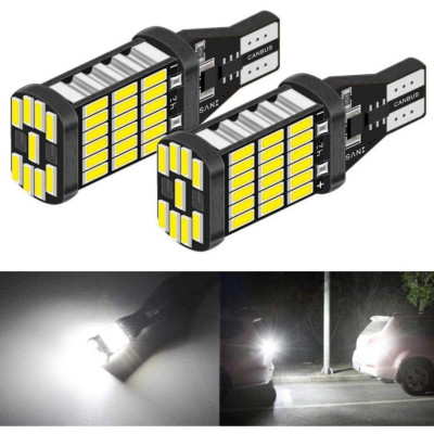 Đèn LED xi nhan ô tô T15 Bóng Đèn LED Lùi Xe Siêu Sáng T15 W16W 921 45 SMD 4014  cho ô-tô
