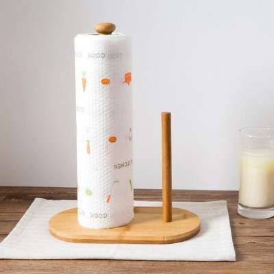 Cuộn Giấy Lau Nhà Bếp Đa Năng  200 Tờ Màu Trắng Siêu Dai - Giấy Mềm Có Thể Giặt Được - Hàng Chính Hãng 