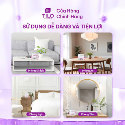 12 gói khăn giấy rút bàn TiLo 300 tờ 4 lớp dai mềm mịn, an toàn, tiết kiệm