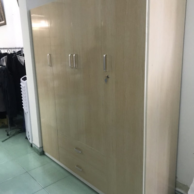 Tủ áo Juno Sofa 4 cánh nhựa chất lượng Juno Sofa ngang 1m6 x 1m8 x 48 cm