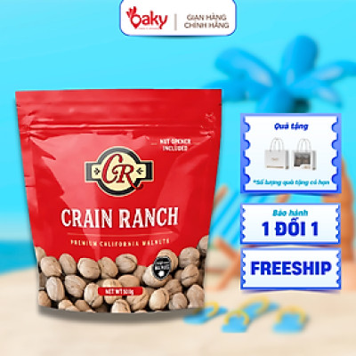 Oaky Hạt Óc Chó Vàng Crain Nhập Khẩu Mỹ - Túi 500g