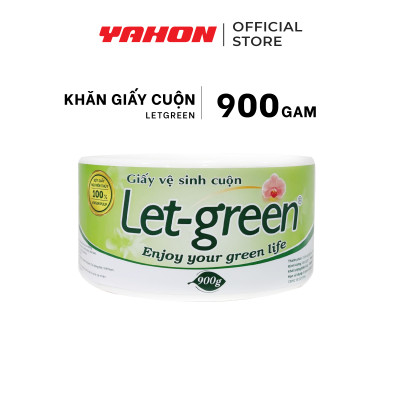 Combo Giấy Vệ Sinh Cuộn 10*20cm LET-GREEN, 900G/Cuộn